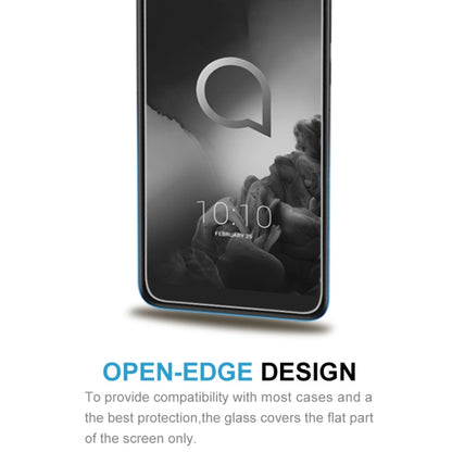 สำหรับ Alcatel 3 2.5D ฟิล์มกระจกนิรภัยไม่เต็มหน้าจอ, Alcatel 3 (1PC)