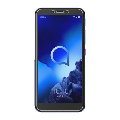 สำหรับ Alcatel U5 2.5D ฟิล์มกระจกนิรภัยไม่เต็มหน้าจอ, For Alcatel U5 (1PC)