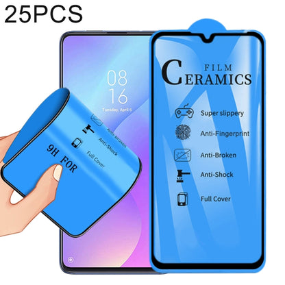 25 ชิ้น 2.5D เต็มกาวเต็มฝาครอบเซรามิกฟิล์มสำหรับ Huawei Honor Play 8A / Y6 (2019) / Y6 Prime (2019), For Huawei Honor Play 8A / Y6 (2019) / Y6 Prime (25 PCS)