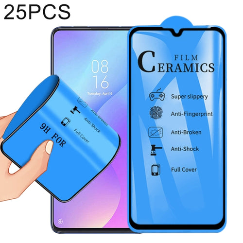 25 ชิ้น 2.5D เต็มกาวเต็มฝาครอบเซรามิกฟิล์มสำหรับ Huawei Honor Play 8A / Y6 (2019) / Y6 Prime (2019), For Huawei Honor Play 8A / Y6 (2019) / Y6 Prime (25 PCS)