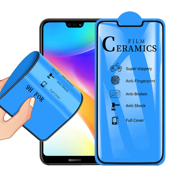 ฟิล์มเซรามิกแบบเต็มกาว 2.5D สำหรับ Huawei P20 Lite / Nova 3e, For Huawei P20 Lite / Nova 3e (1 PC)