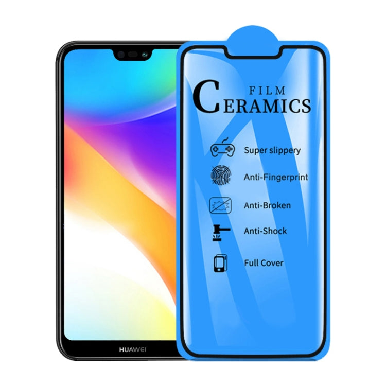 ฟิล์มเซรามิกแบบเต็มกาว 2.5D สำหรับ Huawei P20 Lite / Nova 3e, For Huawei P20 Lite / Nova 3e (1 PC)