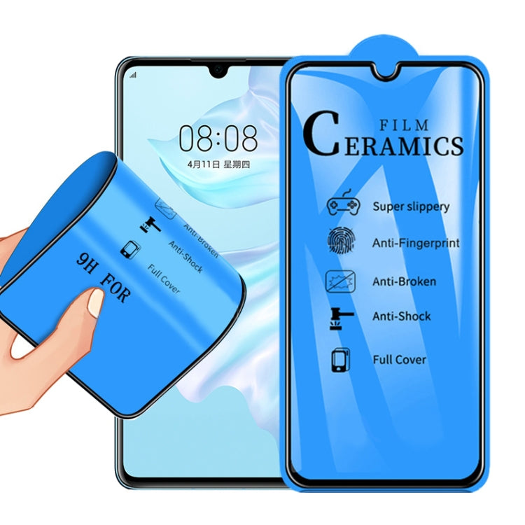 ฟิล์มเซรามิกแบบเต็มกาว 2.5D สำหรับ Huawei P30 Lite, For Huawei P30 Lite (1 PC)