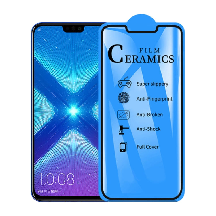 25 ชิ้น 2.5D เต็มกาวเต็มปกฟิล์มเซรามิกสำหรับหัวเว่ย Y9 (2019) / เกียรติยศ 8X, For Huawei Y9 (2019) / Honor 8X (25 PCS)