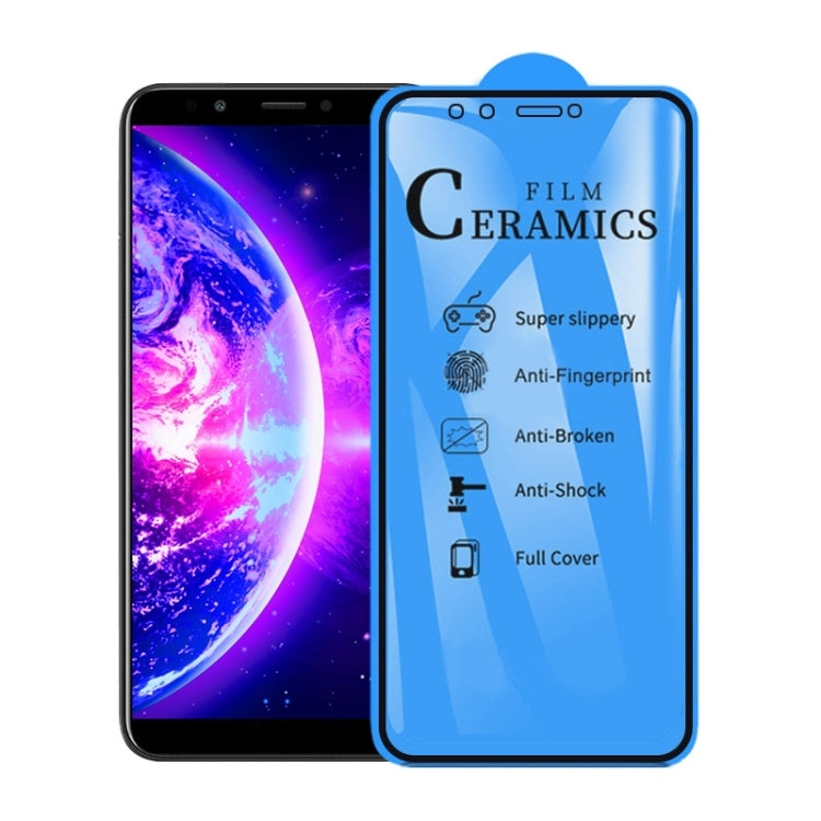 ฟิล์มเซรามิกแบบเต็มกาว 2.5D สำหรับ Huawei Honor 7C, For Huawei Honor 7C (1 PC)