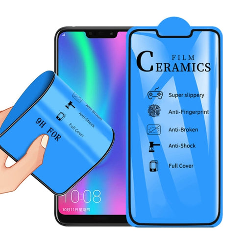 ฟิล์มเซรามิกแบบเต็มกาว 2.5D สำหรับ Huawei Honor 8C, For Huawei Honor 8C (1 PC)