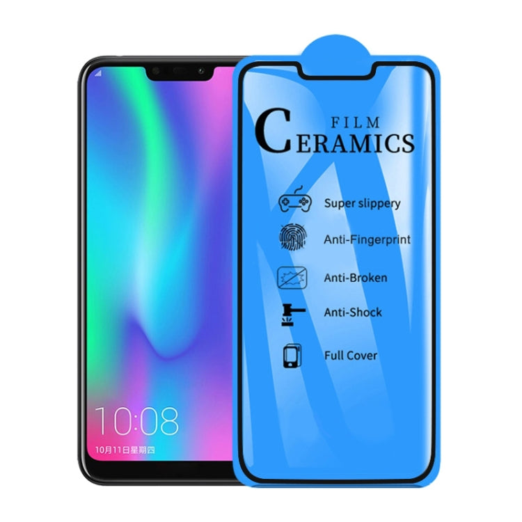 ฟิล์มเซรามิกแบบเต็มกาว 2.5D สำหรับ Huawei Honor 8C, For Huawei Honor 8C (1 PC)