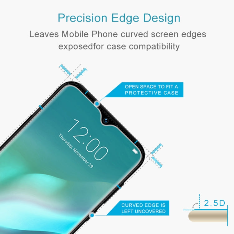 สำหรับ DOOGEE Y8 Plus 2.5D ฟิล์มกระจกนิรภัยไม่เต็มหน้าจอ, For DOOGEE Y8 Plus