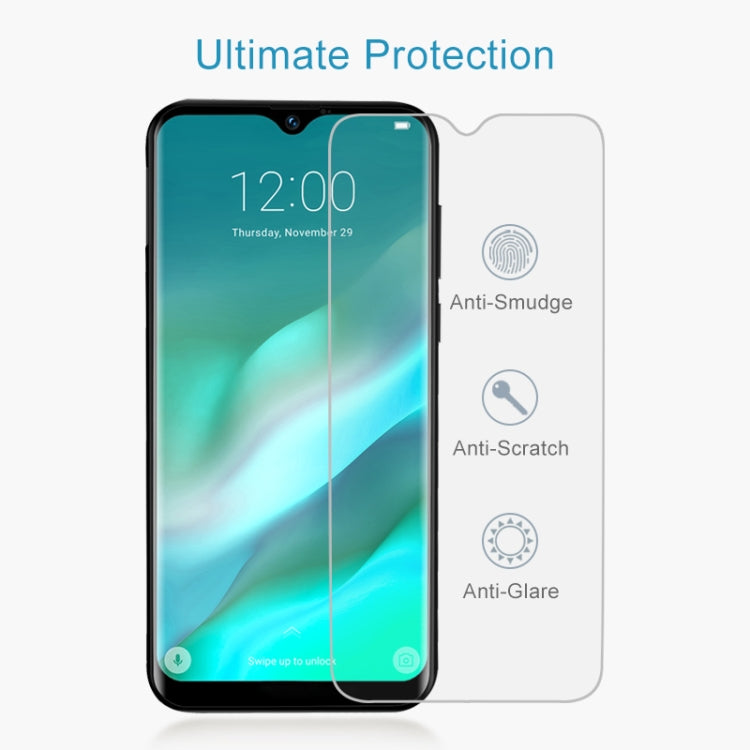 สำหรับ DOOGEE Y8 Plus 2.5D ฟิล์มกระจกนิรภัยไม่เต็มหน้าจอ, For DOOGEE Y8 Plus