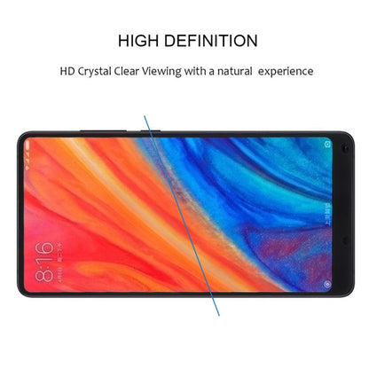 ฟิล์มกระจกนิรภัยแบบเต็มหน้าจอขนาด 0.33 มม. 9H 2.5D สำหรับ Xiaomi Mi Mix 2S, For Mi Mix 2S