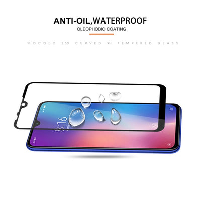 mocolo 0.33mm 9H 2.5D Full กาวผ้าไหมพิมพ์ฟิล์มกระจกนิรภัยสำหรับ Xiaomi Mi 9 SE, For Xiaomi Mi 9 SE