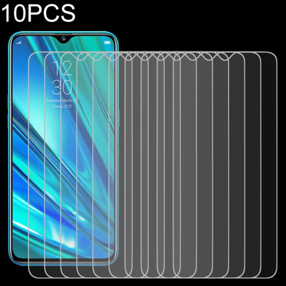 10 ชิ้นสำหรับ OPPO realme 5 Pro 9H 2.5D ฟิล์มกระจกนิรภัยหน้าจอ, For OPPO Realme 5 Pro (10 PCS)