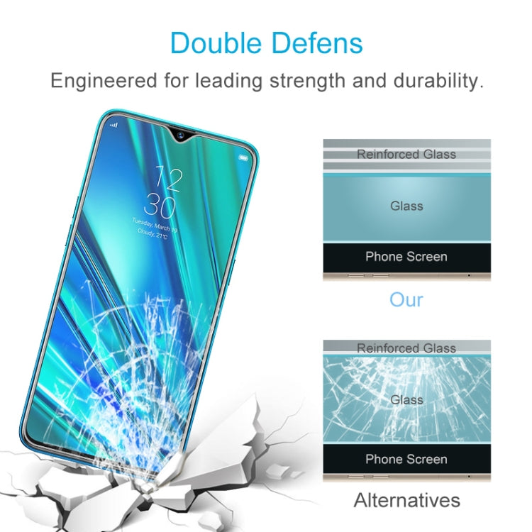 10 ชิ้นสำหรับ OPPO realme 5 Pro 9H 2.5D ฟิล์มกระจกนิรภัยหน้าจอ, For OPPO Realme 5 Pro (10 PCS)