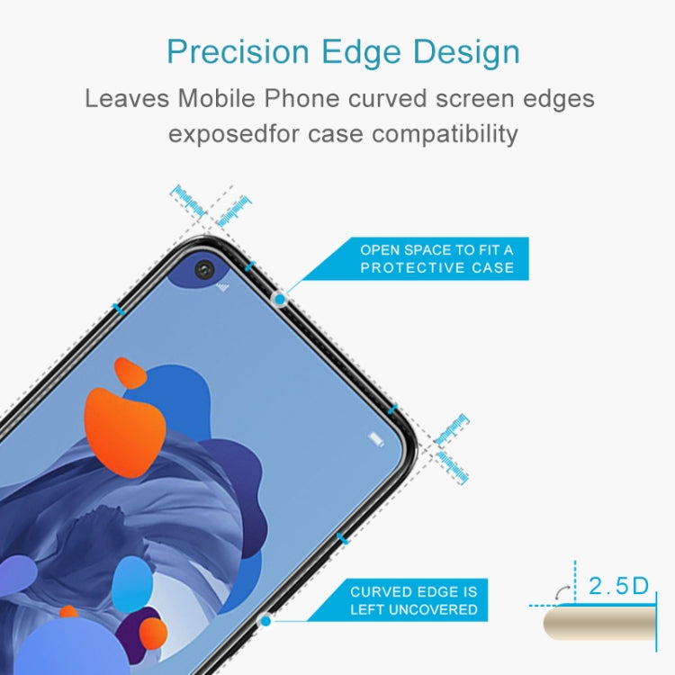 10 ชิ้นสำหรับ Huawei nova 5i Pro 9H 2.5D ฟิล์มกระจกนิรภัยหน้าจอ, For Huawei nova 5i Pro (10 PCS)