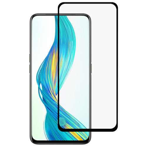 สำหรับ OPPO Realme XT กาวเต็มคลุมทั้งหมดปกป้องหน้าจอฟิล์มกระจกนิรภัย, For OPPO Realme XT(1 PC)