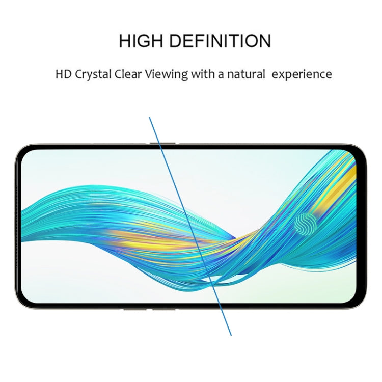 สำหรับ OPPO Realme XT กาวเต็มคลุมทั้งหมดปกป้องหน้าจอฟิล์มกระจกนิรภัย, For OPPO Realme XT(1 PC)