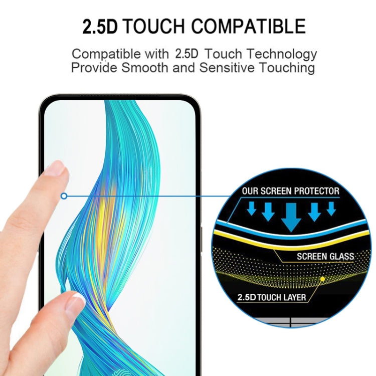 สำหรับ OPPO Realme XT กาวเต็มคลุมทั้งหมดปกป้องหน้าจอฟิล์มกระจกนิรภัย, For OPPO Realme XT(1 PC)