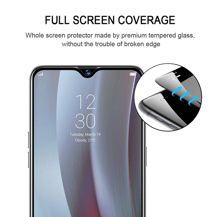 ฟิล์มกระจกนิรภัยแบบเต็มหน้าจอ 9H 2.5D สำหรับ OPPO Realme 3 Pro, For OPPO Realme 3 Pro