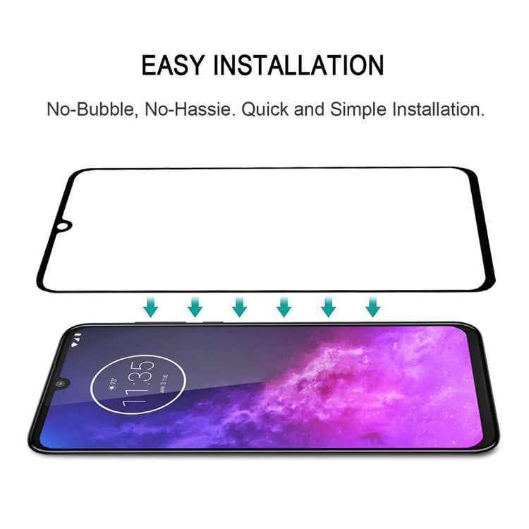 สำหรับ Motorola One Zoom Full กาวเต็มหน้าจอฟิล์มกระจกนิรภัย, For Motorola One Zoom