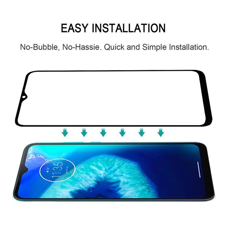 สำหรับ Motorola Moto G8 Power Lite กาวเต็มหน้าจอกระจกนิรภัยฟิล์ม, For Motorola Moto G8 Power Lite