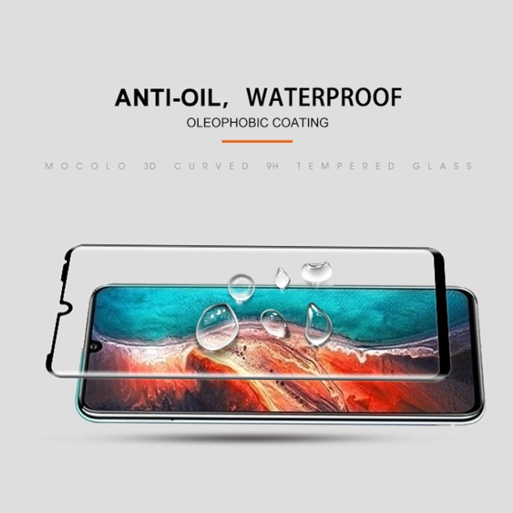 mocolo 0.33mm 9H 3D Full กาวโค้งแบบเต็มหน้าจอฟิล์มกระจกนิรภัยสำหรับ Huawei P30 Pro, For Huawei P30 Pro