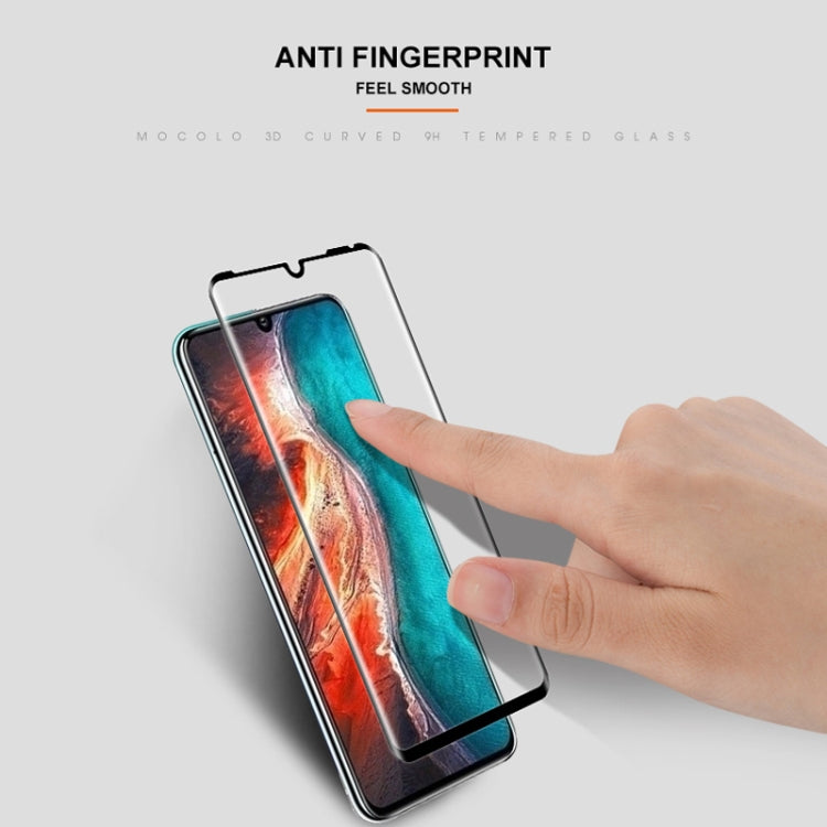 mocolo 0.33mm 9H 3D Full กาวโค้งแบบเต็มหน้าจอฟิล์มกระจกนิรภัยสำหรับ Huawei P30 Pro, For Huawei P30 Pro