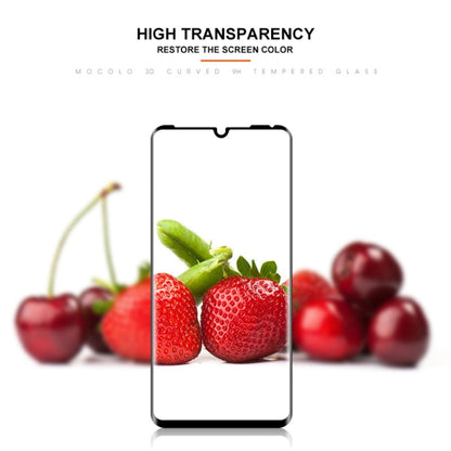 mocolo 0.33mm 9H 3D Full กาวโค้งแบบเต็มหน้าจอฟิล์มกระจกนิรภัยสำหรับ Huawei P30 Pro, For Huawei P30 Pro