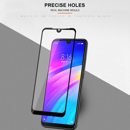 mocolo 0.33mm 9H 2.5D ฟิล์มกระจกนิรภัยแบบกาวเต็มสำหรับ Xiaomi Redmi 7, For Xiaomi Redmi 7