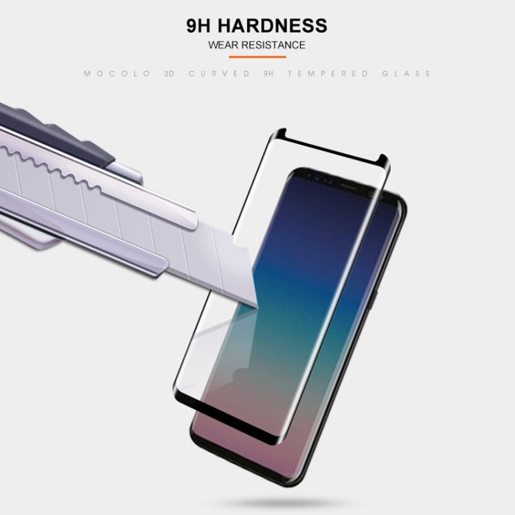 mocolo 0.33mm 9H 3D Curved Tempered Glass Film สำหรับ Galaxy S9+, Galaxy S9+
