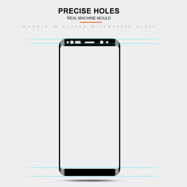 mocolo 0.33mm 9H 3D Curved Full Screen Tempered Glass Film สำหรับ Galaxy S9+, For Samsung Galaxy S9+ (Curved)
