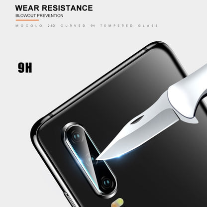 mocolo 0.15mm 9H 2.5D รอบขอบด้านหลังกล้องเลนส์ฟิล์มกระจกนิรภัยสำหรับ Huawei P30 Lite, Huawei P30 Lite
