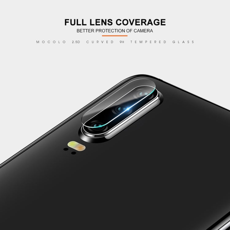 mocolo 0.15mm 9H 2.5D รอบขอบด้านหลังกล้องเลนส์ฟิล์มกระจกนิรภัยสำหรับ Huawei P30 Lite, Huawei P30 Lite