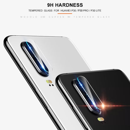 mocolo 0.15mm 9H 2.5D รอบขอบด้านหลังกล้องเลนส์ฟิล์มกระจกนิรภัยสำหรับ Huawei P30, Huawei P30