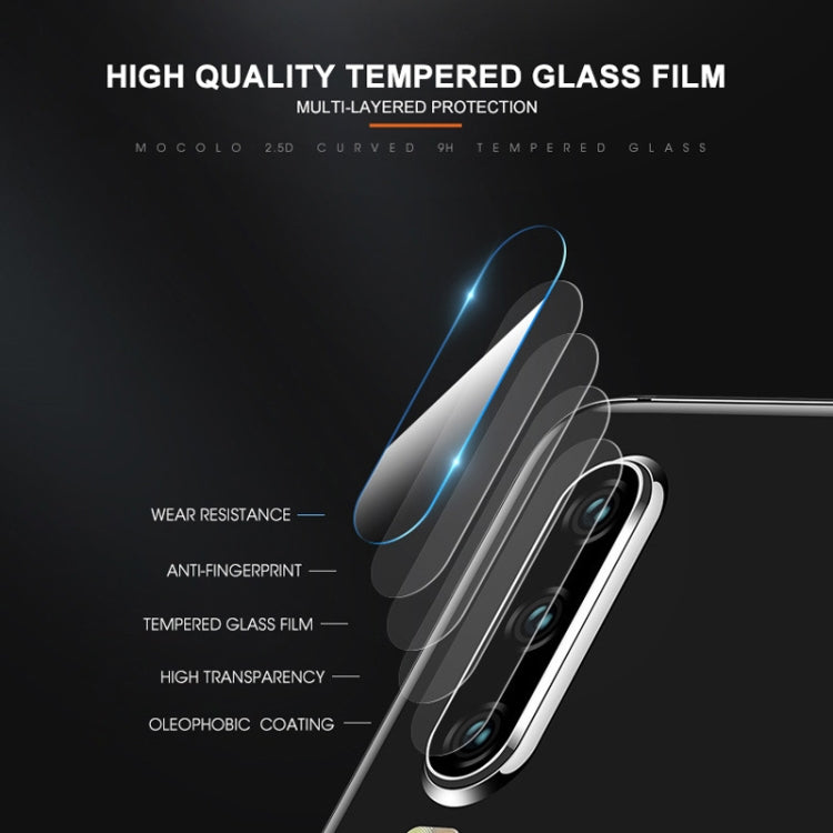mocolo 0.15mm 9H 2.5D รอบขอบด้านหลังกล้องเลนส์ฟิล์มกระจกนิรภัยสำหรับ Huawei P30, Huawei P30