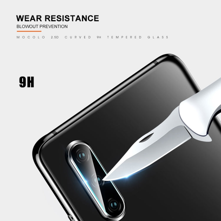 mocolo 0.15mm 9H 2.5D รอบขอบด้านหลังกล้องเลนส์ฟิล์มกระจกนิรภัยสำหรับ Huawei P30, Huawei P30