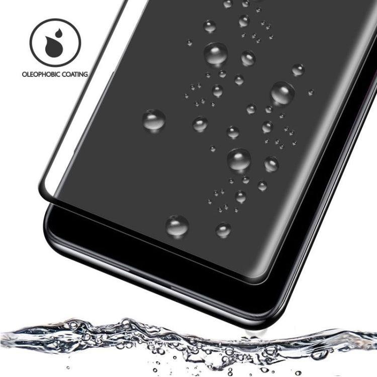 สำหรับ OPPO ค้นหา X2 Pro 9H HD 3D ขอบโค้งฟิล์มกระจกนิรภัย (โปร่งใส), For OPPO Find X2 Pro(Black)(1 PC)