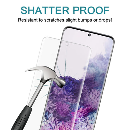 25 ชิ้นสำหรับ Galaxy S20 9H HD 3D ขอบโค้งฟิล์มกระจกนิรภัย (โปร่งใส), For Galaxy S20(25 PCS)