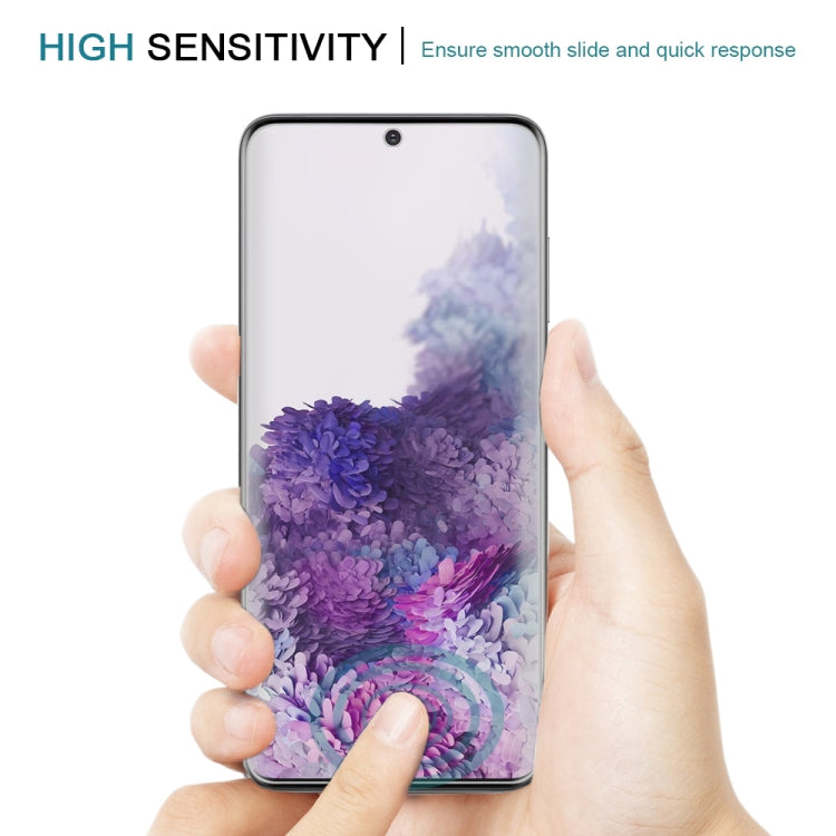 25 ชิ้นสำหรับ Galaxy S20 9H HD 3D ขอบโค้งฟิล์มกระจกนิรภัย (โปร่งใส), For Galaxy S20(25 PCS)