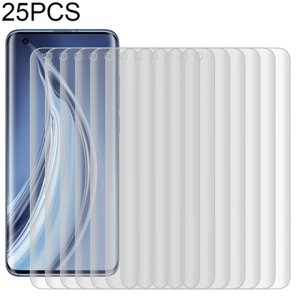 25 ชิ้นสำหรับ Xiaomi Mi 10 Pro 5G 9H HD 3D ขอบโค้งฟิล์มกระจกนิรภัย (สีดำ), For Xiaomi Mi 10 Pro 5G, For Xiaomi Mi 10 Pro 5G(Black)(25 PCS)