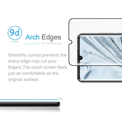 สำหรับ Xiaomi Mi หมายเหตุ 10 9H HD 3D ขอบโค้งกระจกนิรภัยฟิล์ม (สีดำ), For Xiaomi Mi Note 10(1 PC)