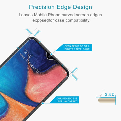สำหรับ Samsung Galaxy A20 50 ชิ้น 0.26mm 9H 2.5D ฟิล์มกระจกนิรภัย, For Samsung Galaxy A20 (50 PCS)