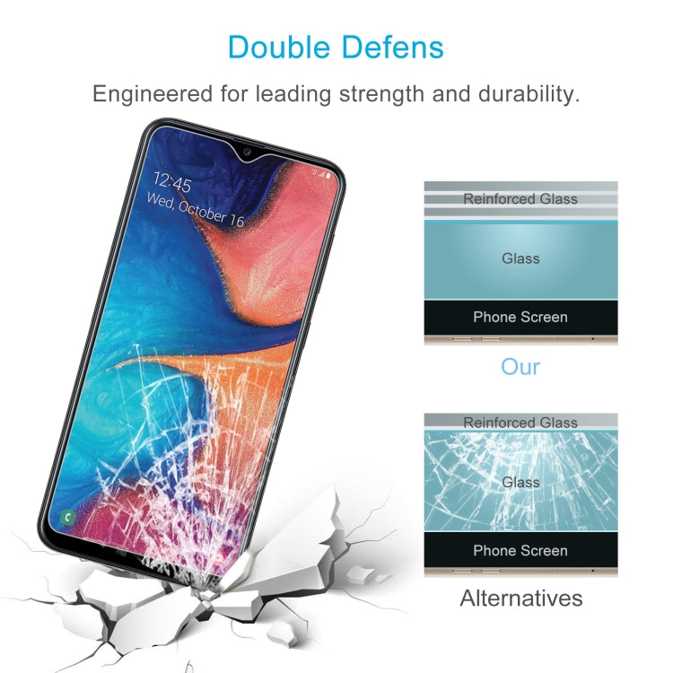 สำหรับ Samsung Galaxy A20 50 ชิ้น 0.26mm 9H 2.5D ฟิล์มกระจกนิรภัย, For Samsung Galaxy A20 (50 PCS)