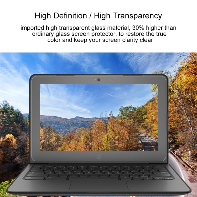 ฟิล์มป้องกันกระจกนิรภัยหน้าจอแล็ปท็อป HD สำหรับ HP Chromebook 11 G6 EE 11.6 นิ้ว, For HP Chromebook 11 G6 EE 11.6 inch