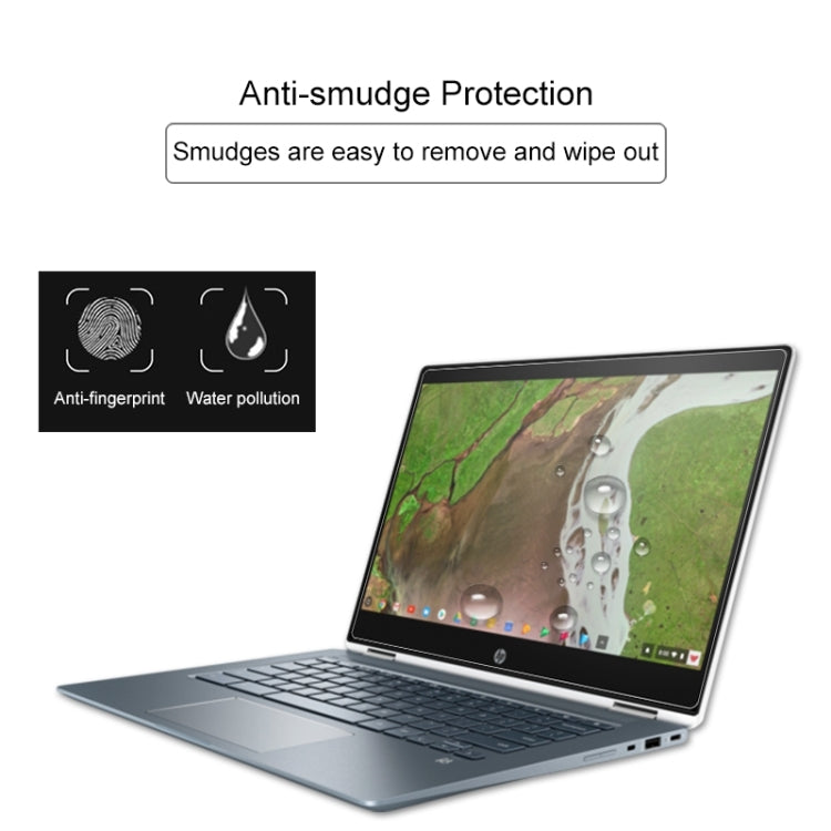 หน้าจอแล็ปท็อป HD กระจกนิรภัยป้องกันฟิล์มสำหรับ HP Chromebook x360 - 14-da0021nr 14 นิ้ว, For HP Chromebook x360 - 14-da0021nr 14 inch