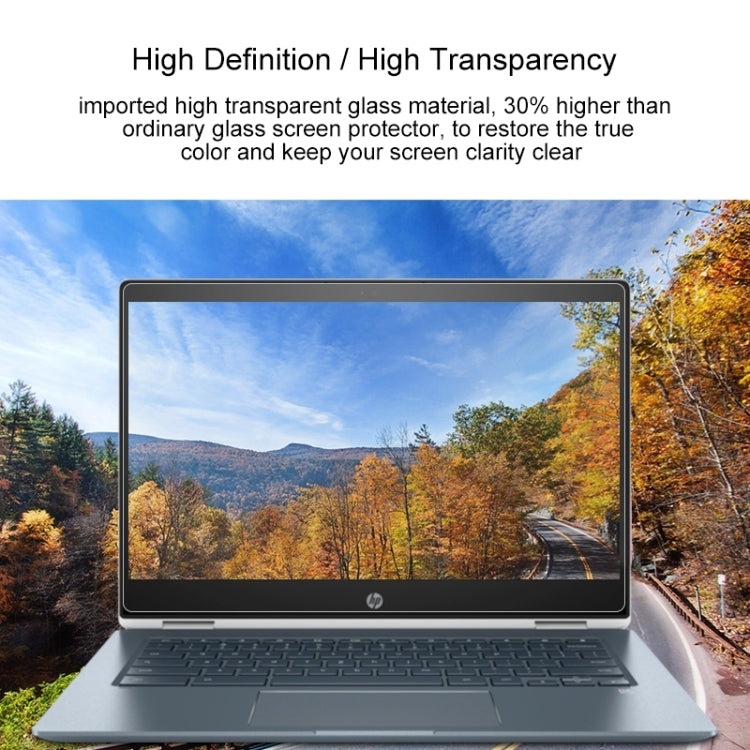 หน้าจอแล็ปท็อป HD กระจกนิรภัยป้องกันฟิล์มสำหรับ HP Chromebook x360 - 14-da0021nr 14 นิ้ว, For HP Chromebook x360 - 14-da0021nr 14 inch