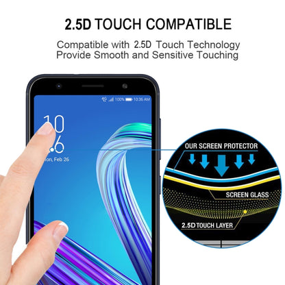 ฟิล์มกระจกนิรภัยแบบเต็มหน้าจอแบบเต็มกาวสำหรับ Asus Zenfone Max (M1) ZB555KL, For Asus Zenfone Max (M1) ZB555KL