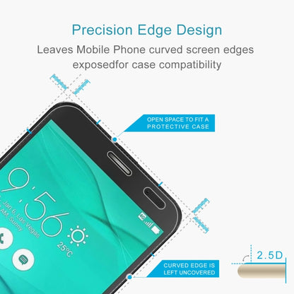 ฟิล์มกระจกนิรภัย 0.26mm 9H 2.5D สำหรับ Asus ZenFone Go ZB552KL, For ZenFone Go ZB552KL(1 PC)