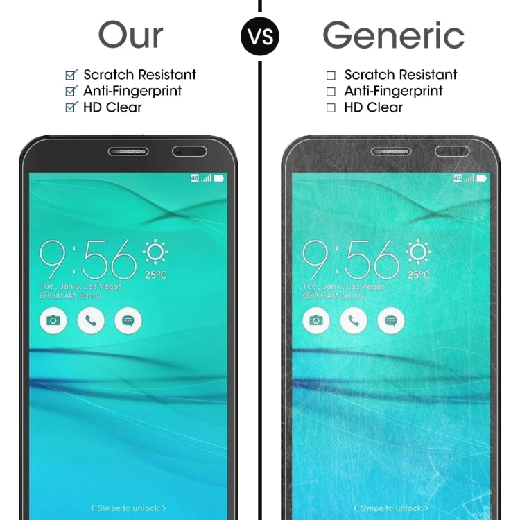 ฟิล์มกระจกนิรภัย 0.26mm 9H 2.5D สำหรับ Asus ZenFone Go ZB552KL, For ZenFone Go ZB552KL(1 PC)