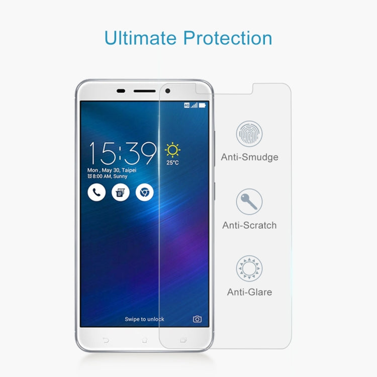 ฟิล์มกระจกนิรภัย 0.26mm 9H 2.5D สำหรับ Asus Zenfone 3 Laser ZC551KL, For Zenfone 3 Laser ZC551KL(1 PC)