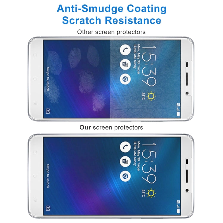ฟิล์มกระจกนิรภัย 0.26mm 9H 2.5D สำหรับ Asus Zenfone 3 Laser ZC551KL, For Zenfone 3 Laser ZC551KL(1 PC)